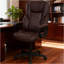 Fauteuil de direction en similicuir avec hauteur réglable et roulettes pivotantes, chaise de bureau ergonomique à haut dossier, pour la maison et le bureau
