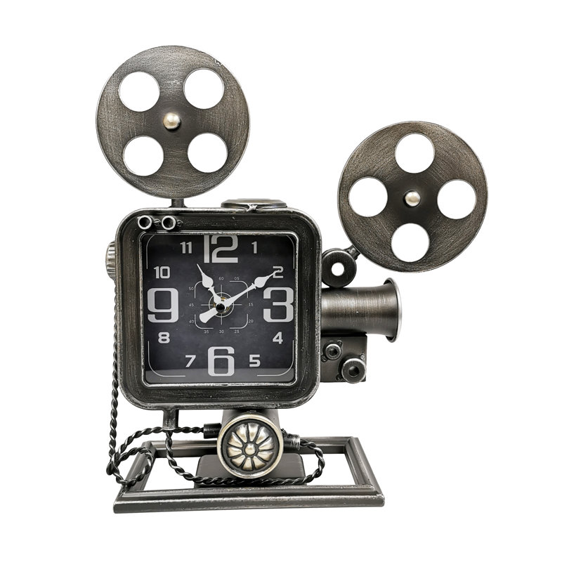 Horloge de table projecteur rétro