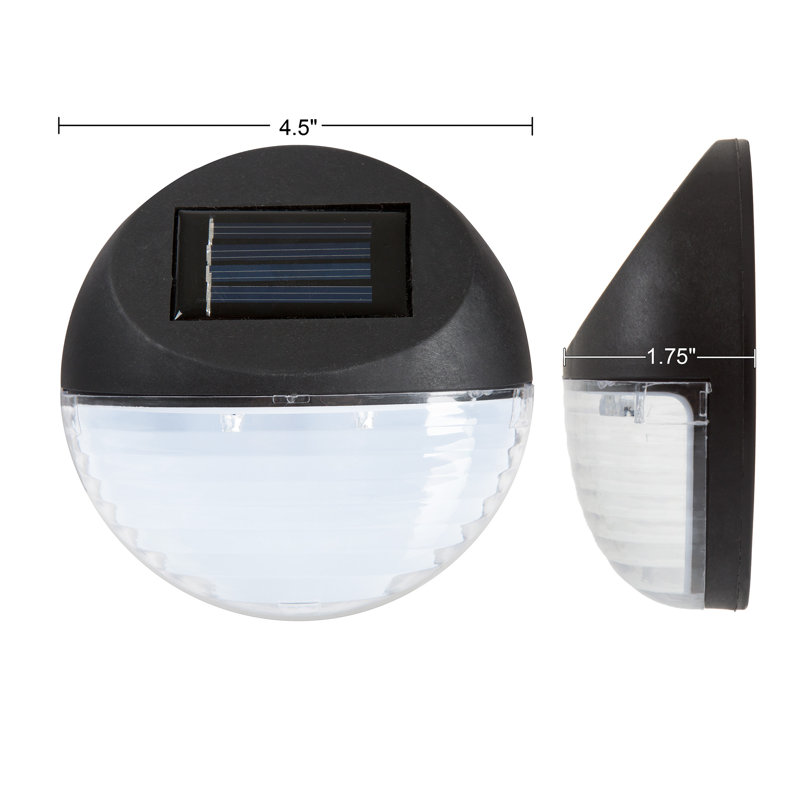 Éclairage extérieur solaire à pile rechargeable - 8 lumières DEL alimentées avec éclairage automatique - Éclairage pour la maison, le patio, la cour et la terrasse