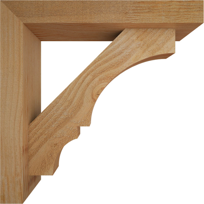Support de bloc Balboa avec entretoise décalée, 18 po x 18 po, Sapin Douglas de l 4 po (scié brut)