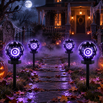 Weather Resistant Plastic Staked Halloween Garden Stake