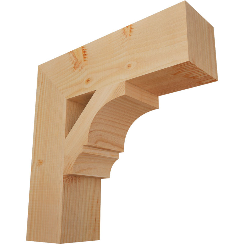 Support de bloc Balboa, Sapin de Douglas lisse, L 5 1/2 po x P 20 po x H 20 po