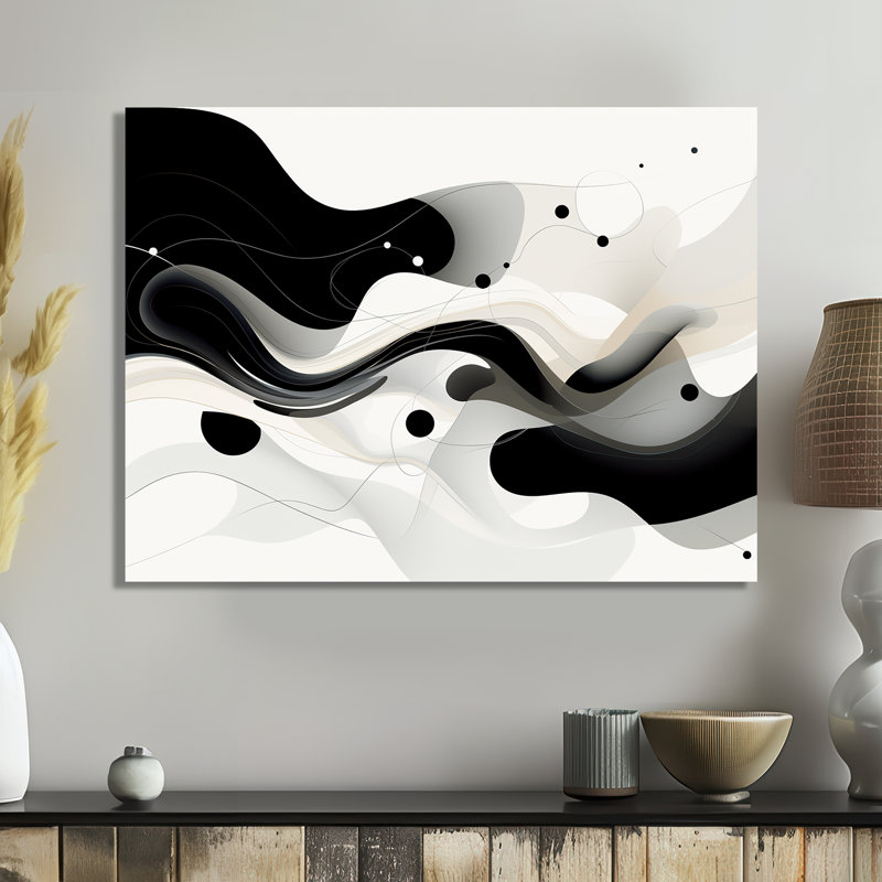 Monochromes évocations - vagues, art mural, H 24 po x l 32 po, Métal métal