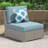Baecher 8 - Person  Wicker / Rattan Outdoor Sectional Seating Group with Cushions & Pillows (Fully Assembled)-185886193