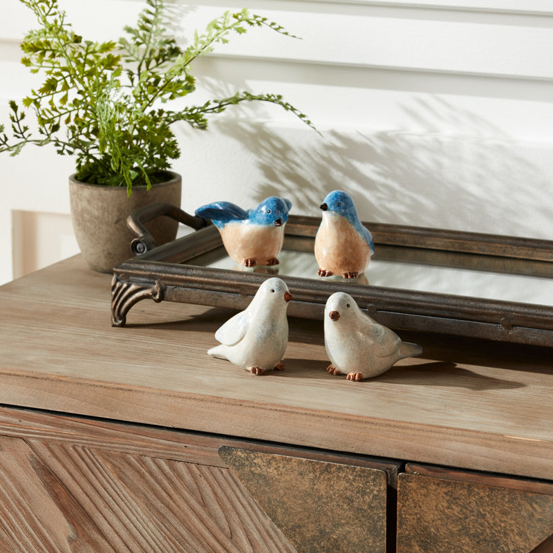 Ensemble de 4 figurines d'oiseaux Inette