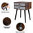 Nightstand, End Table with Fabric Storage Drawer Side Table for Bedroom