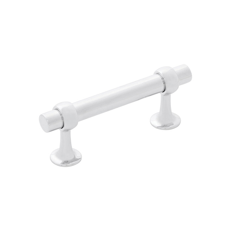 Ostia Collection Pull, 3", Chrome