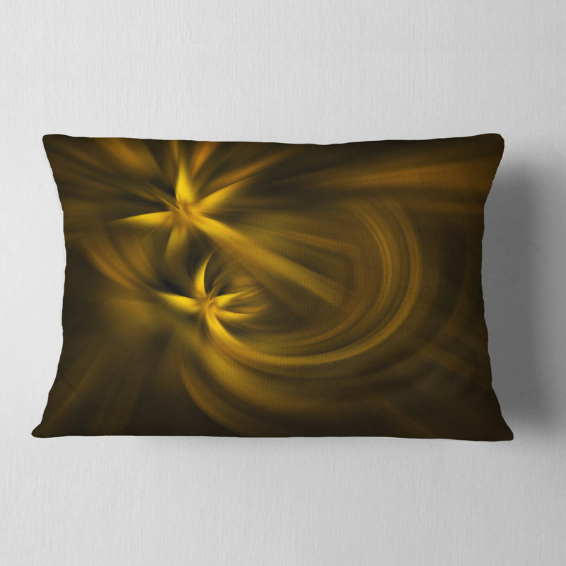  Coussin abstrait, Rectangulaire, 12 po x 20 po