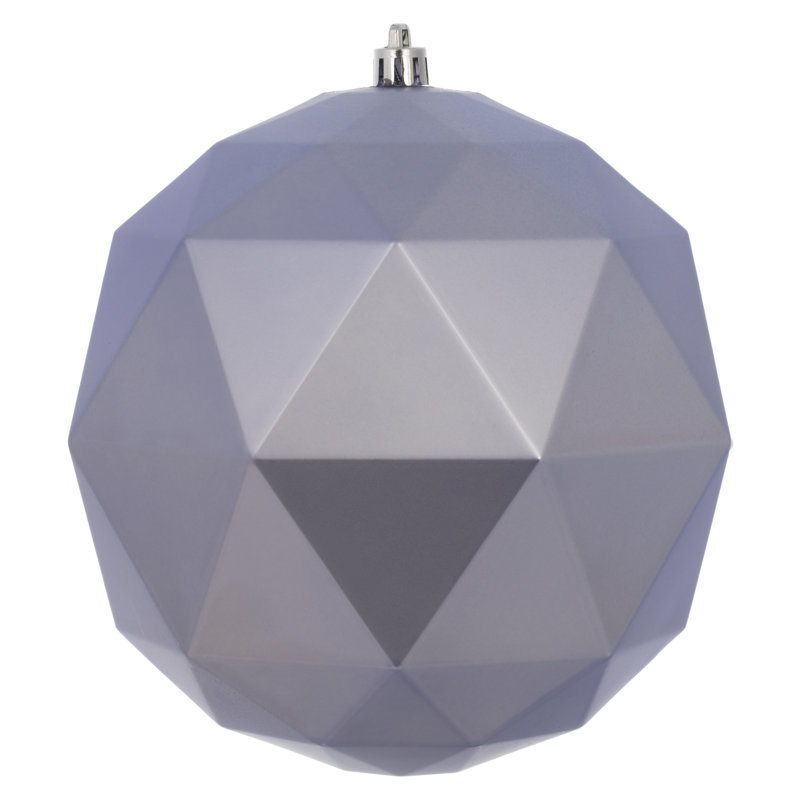 Ornement boule de Noël Holiday Décor, H 6 po x l 6 po x P 6 po, Lilas mat