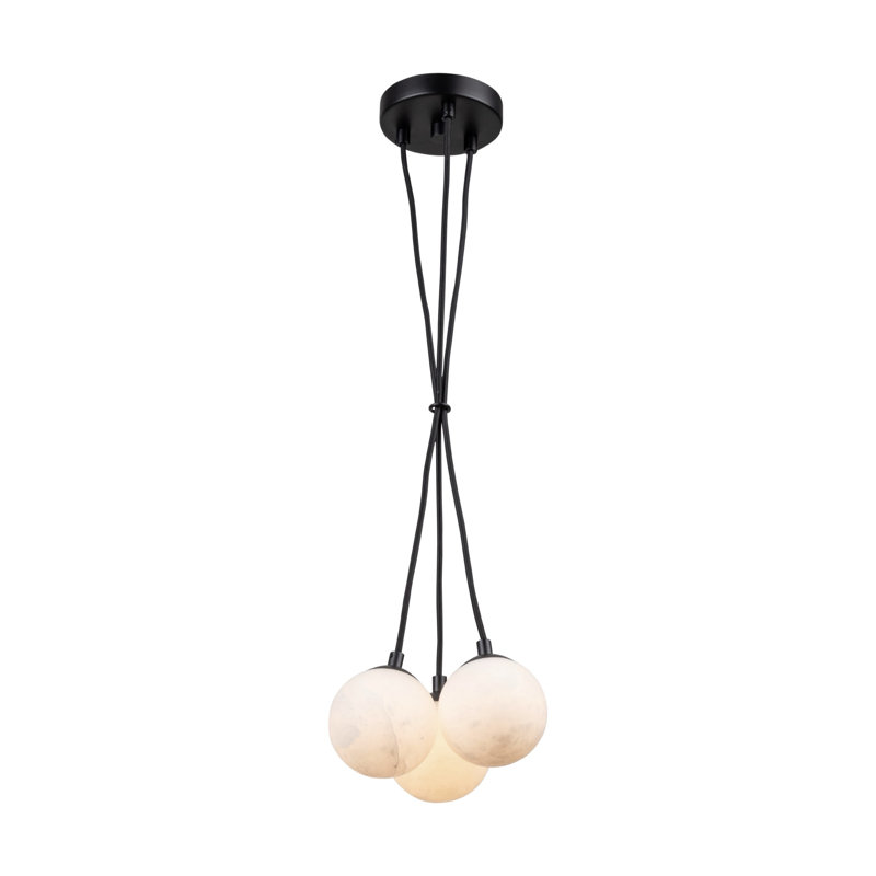 Rothman Pendant - Black - 7-Light, 3