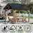 All-Weather Resistant Clear Panel Outdoor Curtain | Multi-Size Privacy Screen & Blackout Solution for Pergola, Porch & Gazebo-121688005