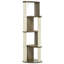 Arbre à chat d'angle de 65 po de hauteur moderne pour grimper, grande tour de chat à plusieurs niveaux avec poteaux à griffer, tour de chaton de petite taille avec sisal, blanc crème