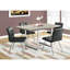 Table de cuisine rectangulaire taupe de 60 po : Design contemporain, table à manger 60 po taupe : moderne et fonctionnelle-1673371310