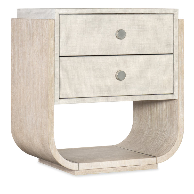 Modern Mood Mood Two Drawer Nightstand, Losange