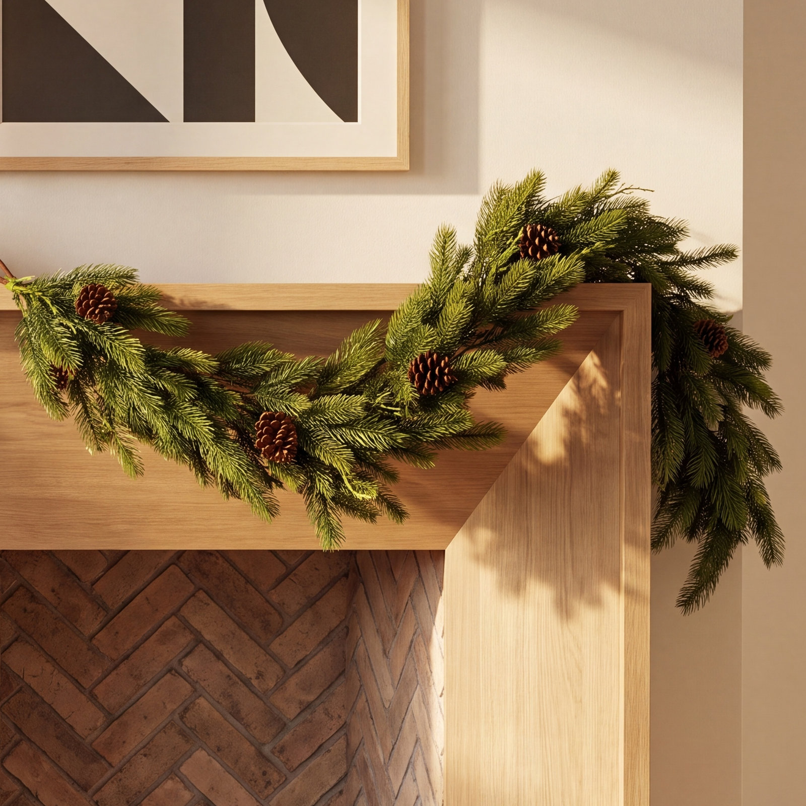 72" Pine Christmas Garland