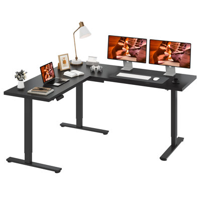 Bureau pour travailler debout en L 71 po