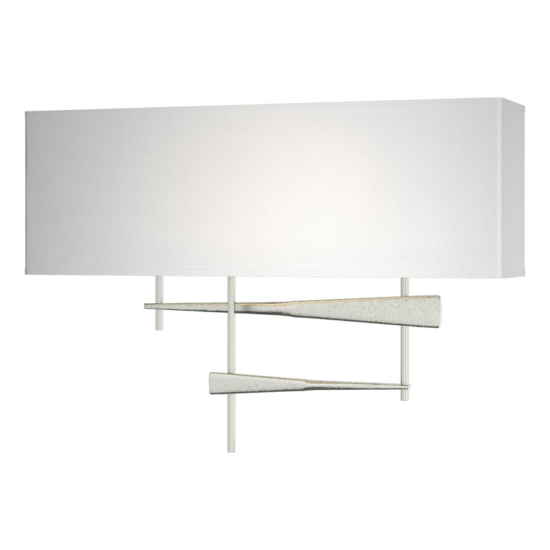 Cavaletti 2 - Light Flush Mounted Sconce, Natural Anna, Sterling
