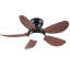 Ventilateur de plafond encastré à profil bas 32 po avec lumière et télécommande-649039934-649039909