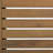 wooden frame C-shape Patio table with sturdy bese-340066395