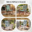 2 Pack High Back Patio Chair Cushions with Headrest, 120x52x6 cm-992599203