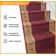 Acree Looped Red Stair Runner