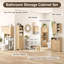 Armoire de rangement en rotin avec 3 tiroirs-2023979176