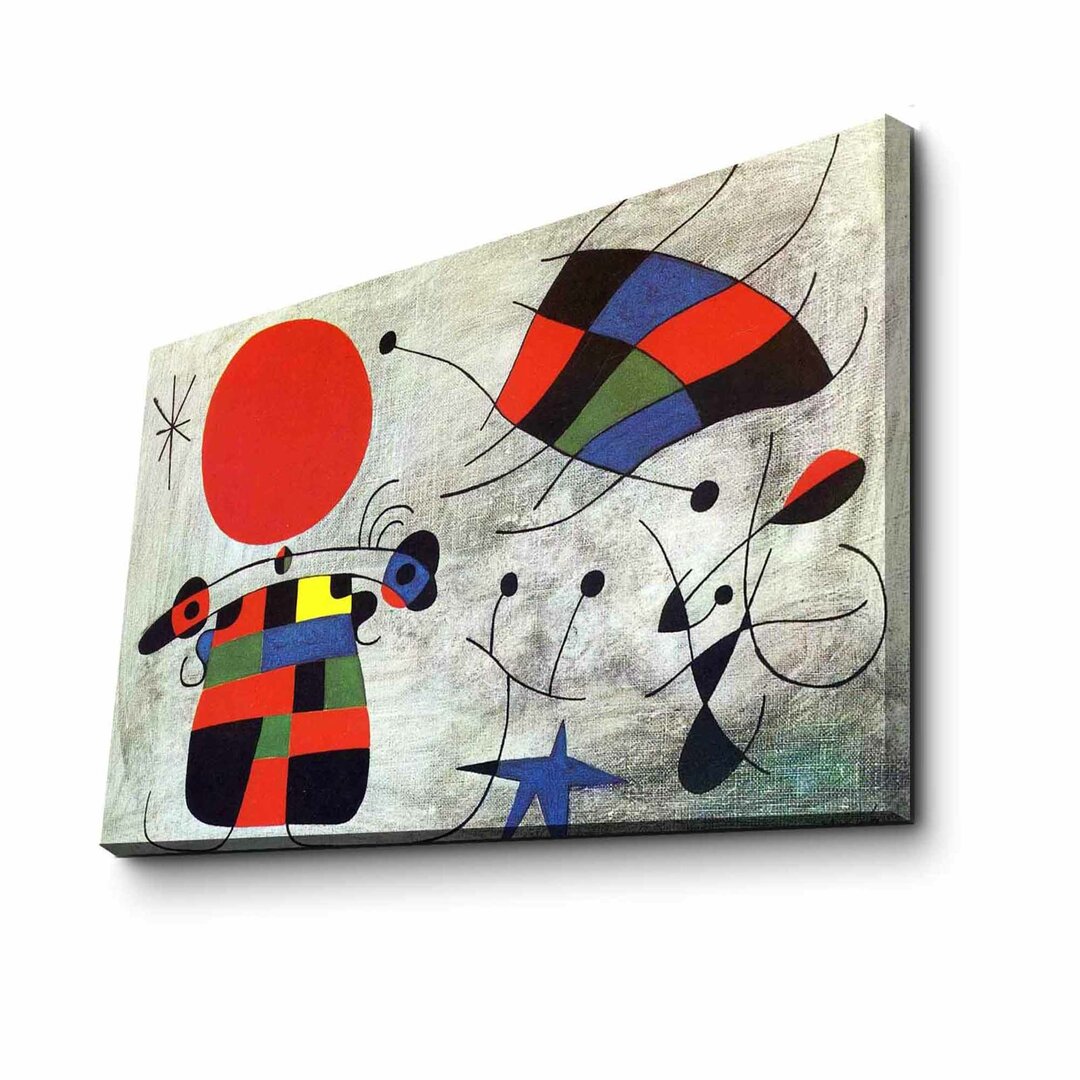 Leinwandbild von Joan Miro Torso