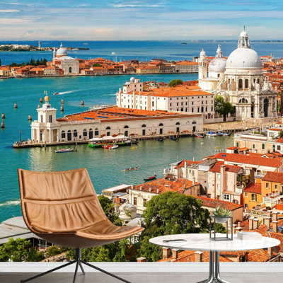 Photographie aérienne Italie Venise Canal Harbor Paysage urbain historique