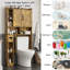 Armoire de rangement au-dessus de la toilette-1497653734