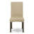6 Piece Dining Set Contains a Rectangle Dining Room Table with Butterfly Leaf and 4 Brown Linen Fabric Padded Chairs with a Bench, 36x66 Inch, Cappuccino