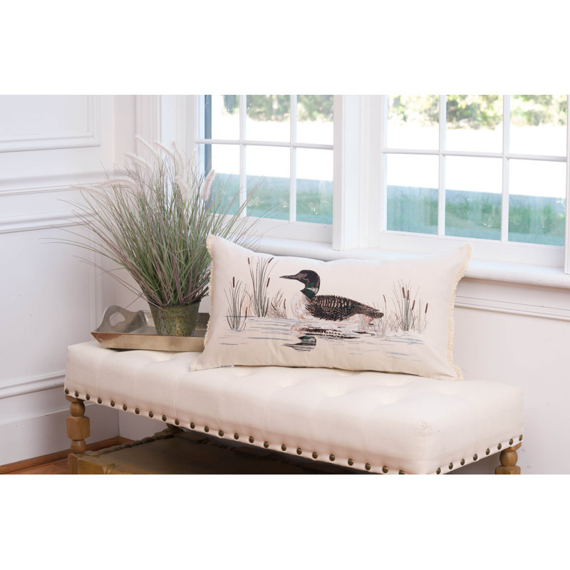 Lake Loon Indoor Lumbar Pillow