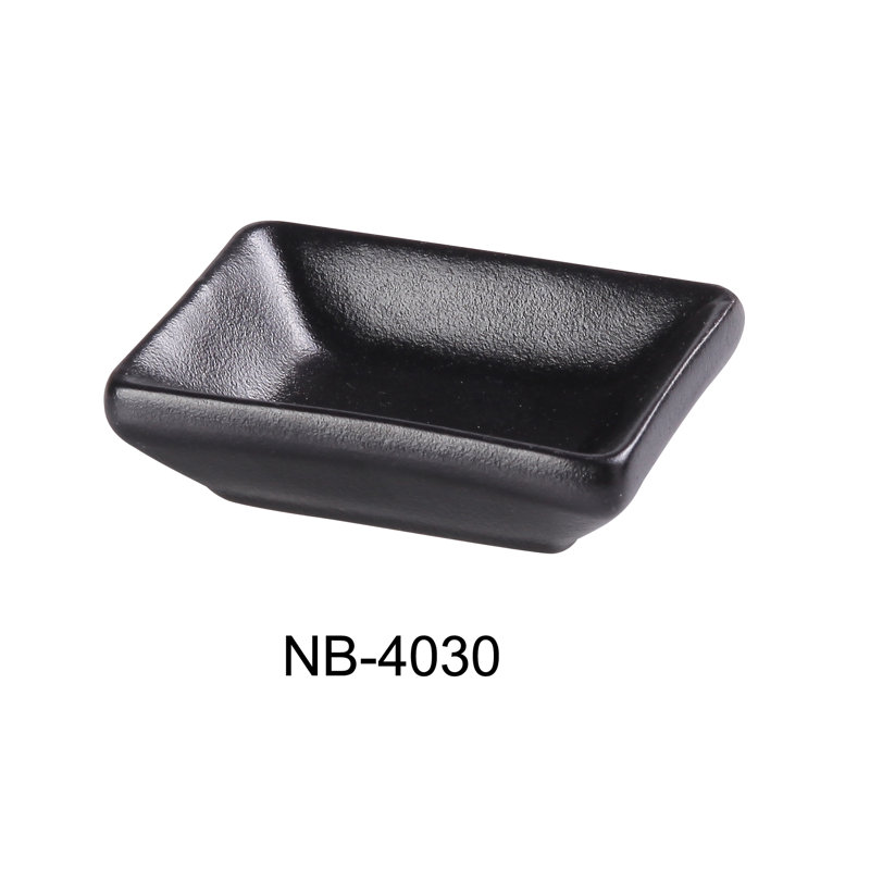 Yanco NB-4030 Noble Black Sauce Dish