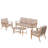 5 - Person Outdoor Seating Group With Cushions