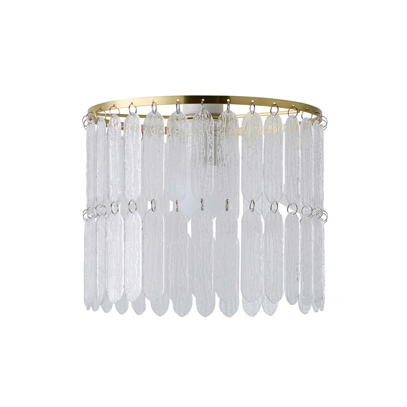 Tanina 18.5cm H Acrylic Novelty Pendant Shade ( Slip-On ) in Silver