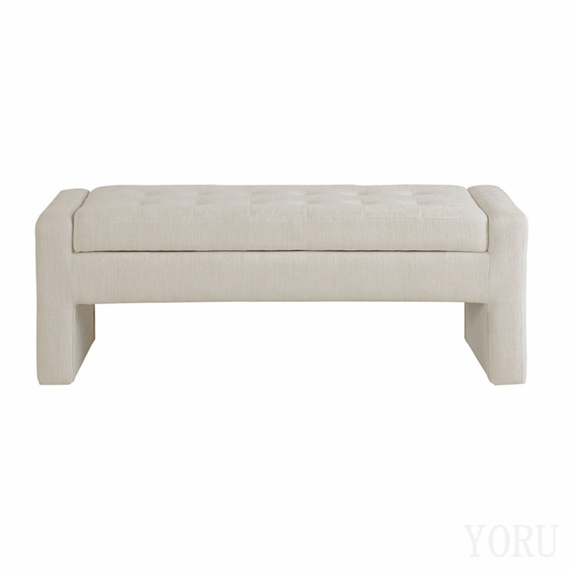 Banc de rangement à fermeture douce