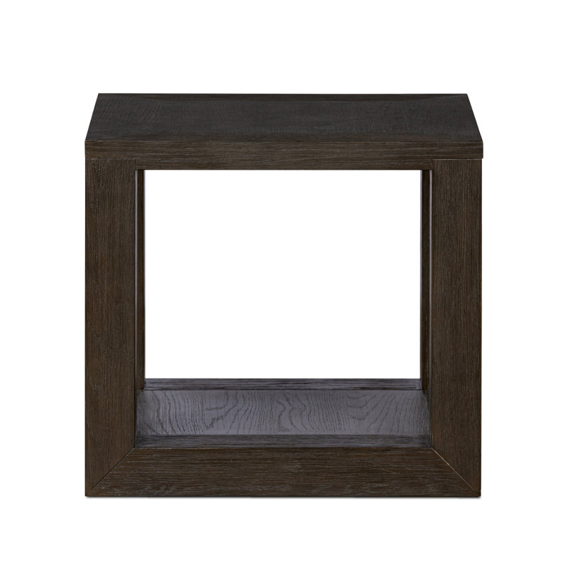 Thomas End Table-Dark Anthracite Oak Veneer, Dark Anthracite Oak