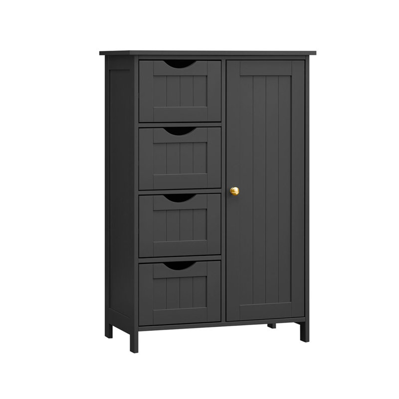 Anber Industrial Kitchen Baker's Rack With Storage Shelves and Cabinet