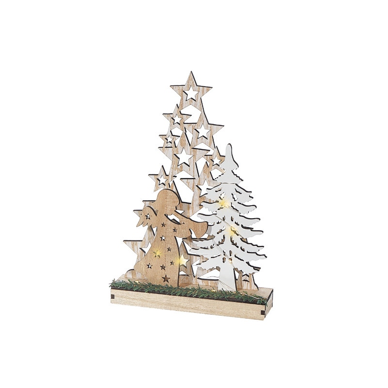 Décoration de Noël Ihcasadecor, H 12 po x l 8 po x P 2 po