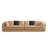Saraland Teddy Velvet Fabric Compression  Modular Sectional Sofa with Ergonomic Design-118216702