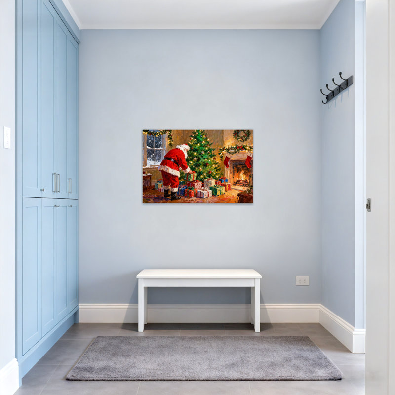 Sapin de Noël de Noël avec des cadeaux, H 28 po x l 40 po