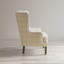 Fauteuil à oreilles en polyester de 31 po de largeur Alexys-528608477