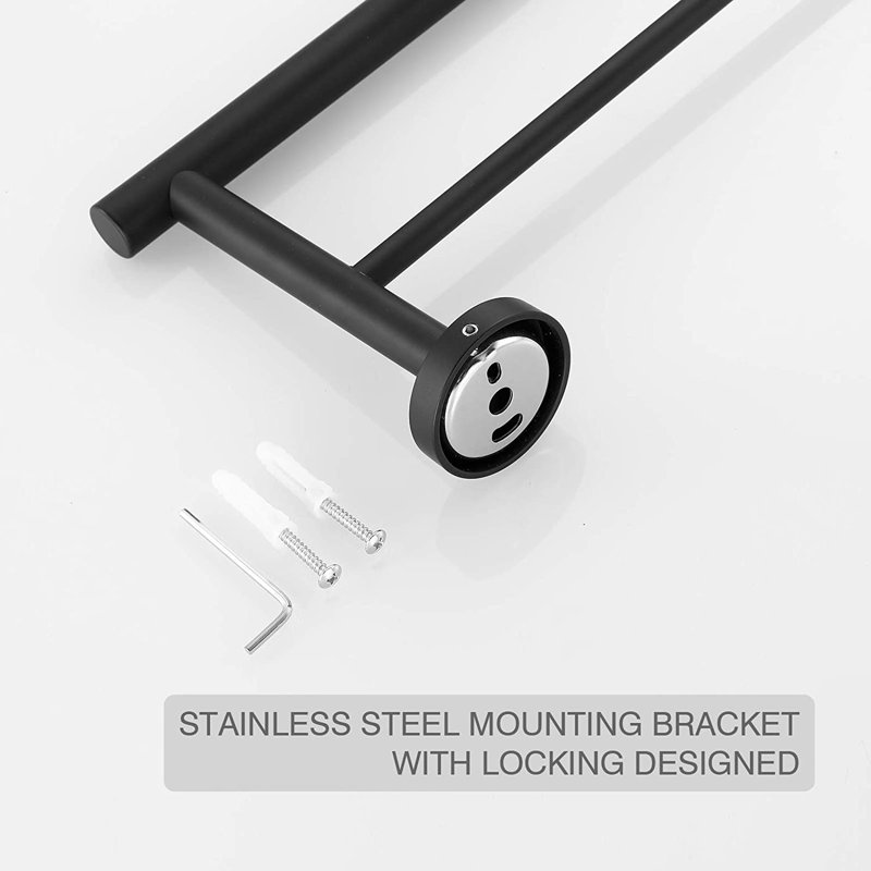5 - Piece Bathroom Hardware Set, Matte Black