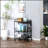 3 Tier Rolling Kitchen Cart With Storage, Ideal For Organizing And Maximizing Space In Any Home