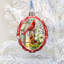 3.5'' Glass Animals Holiday Shaped Ornament