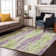 Premium Machine Washable Mehara AMF1684 Stripes Rug