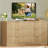 63.0''wide Fluted 9 Drawer Dresser For Bedroom, Modern Chest Of Drawers, Wood Closet Clothes Organizer For Bedroom, Hallway, Natural-309988478-309988472