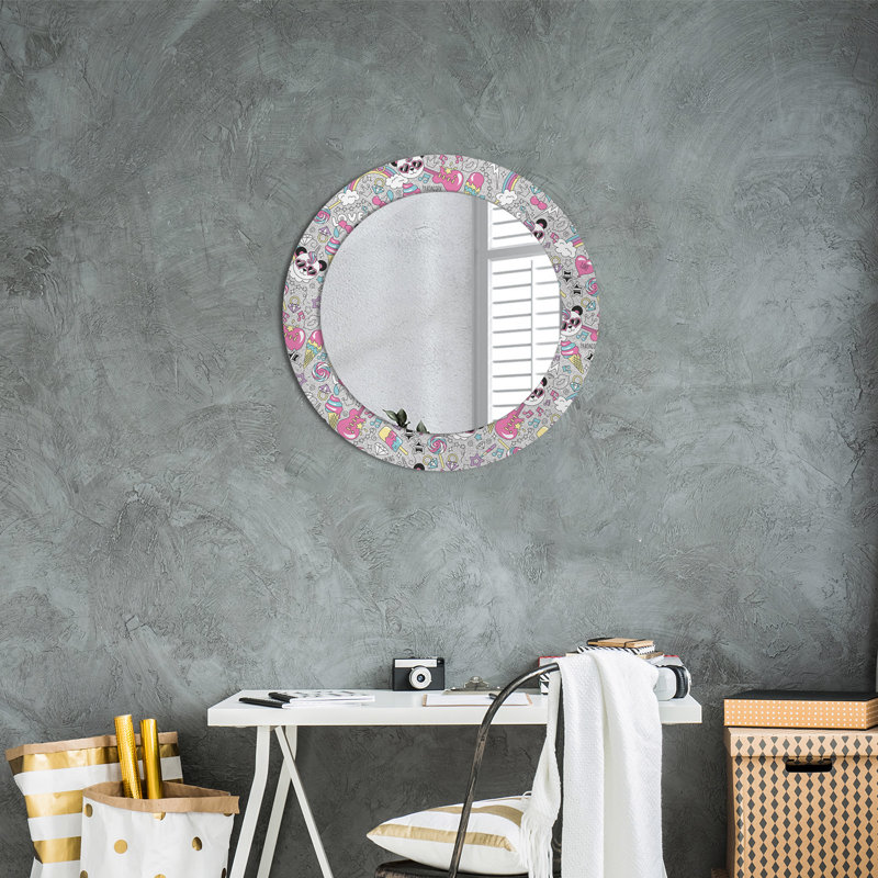 Huldar Glass Flat Wall Mirror