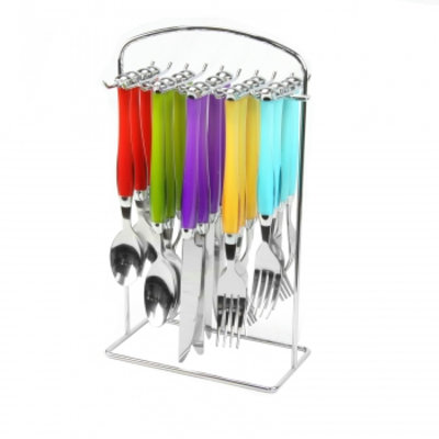 Ensemble de couverts 20 pièces en acier inoxydable avec support suspendu Coughran