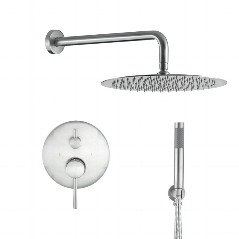 All-In-One Kit with Rough in-Valve, Brushed Nickel