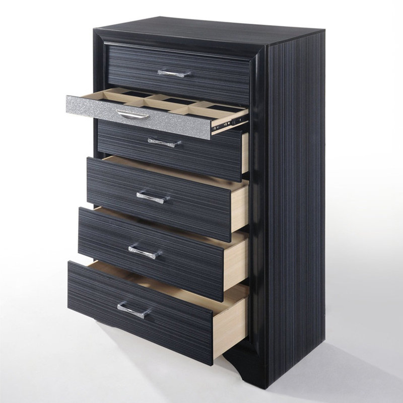 Naima Black Finish Chest